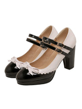 Chaussures à talons hauts rétro Mary Jane